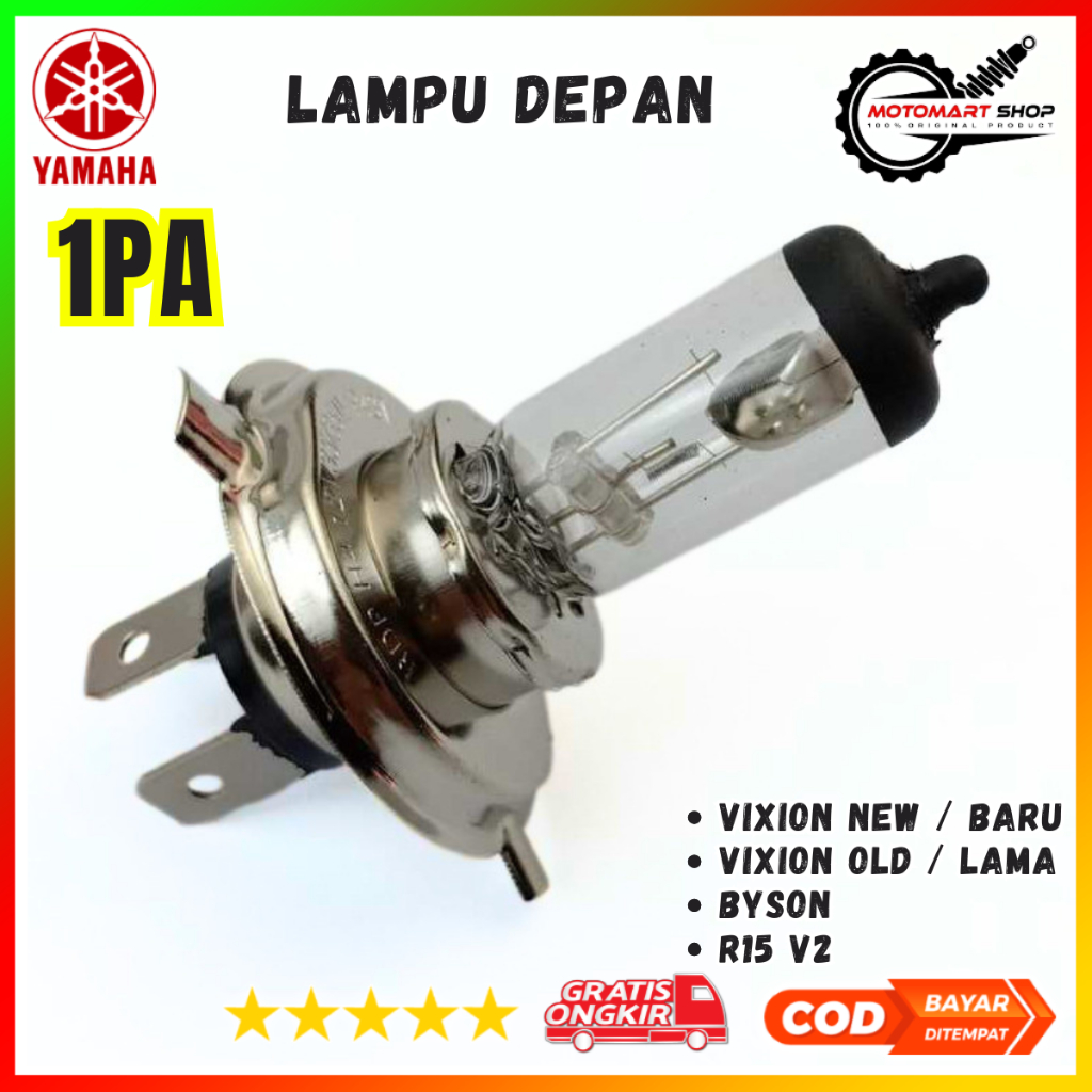 Lampu Depan Vixion / Bohlam Lampu Depan Yamaha Vixion Old - 1PA-H4314-00
