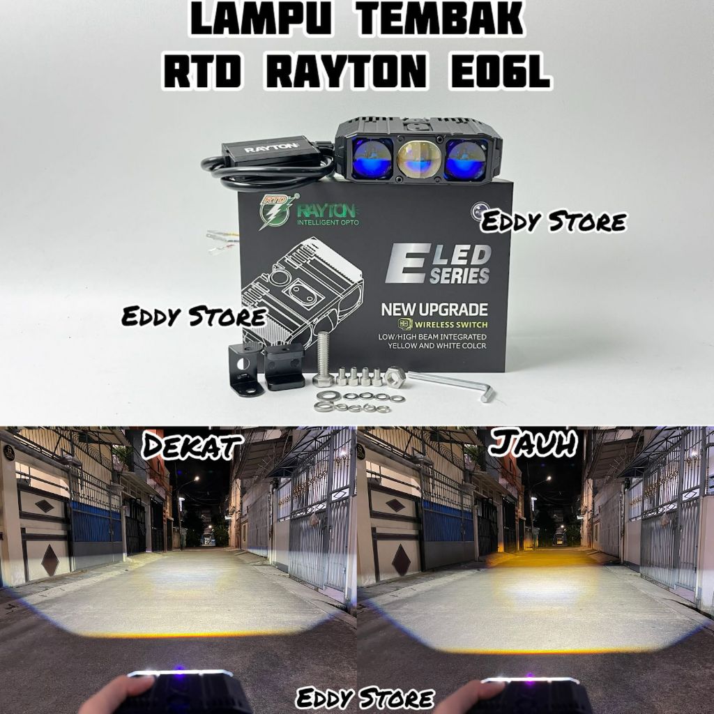 RTD RAYTON E06L-Lampu Tembak Biled 3Mata