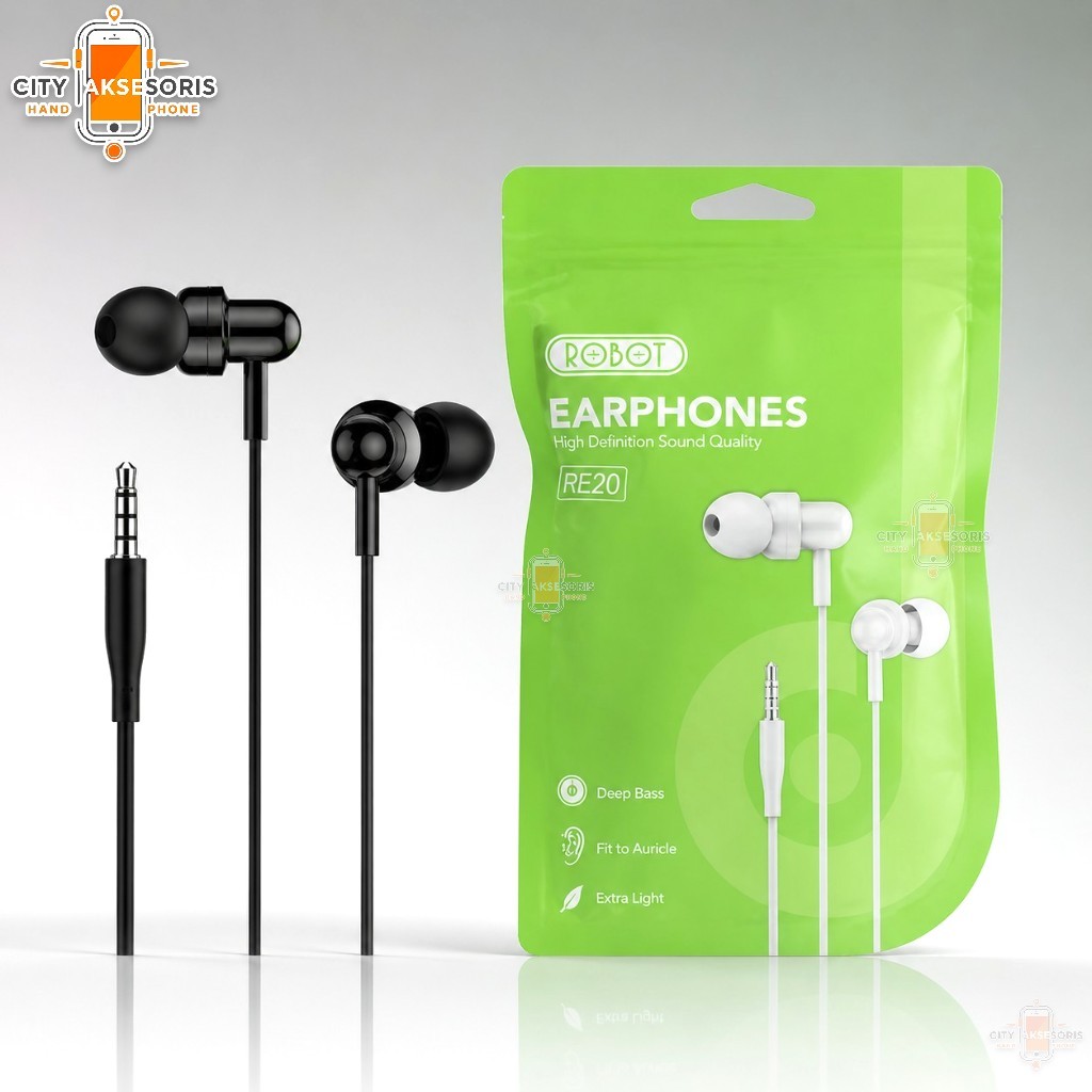 Headset Kabel Anti Kusut dengan Mikrofon Jack 3.5mm untuk Panggilan dan Musik
