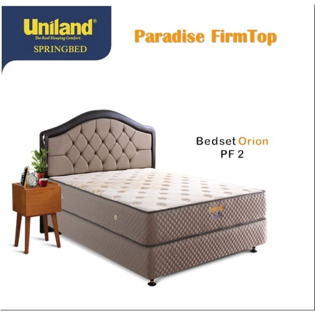 1 set uniland paradise firmtop / matrass set uniland / matrass set tempat tidur/ matrass full set