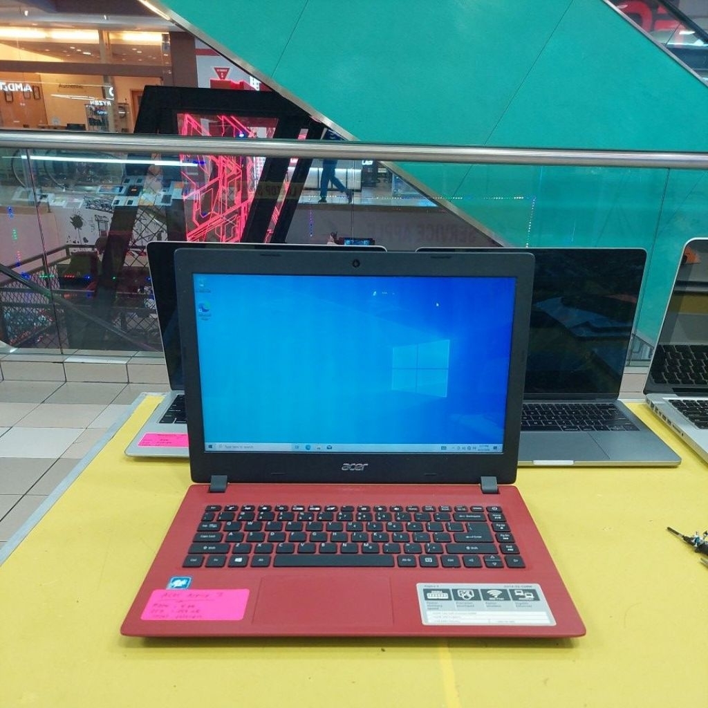 laptop acer aspire 3 A314 32 celeron N4000 ram 4gb ssd 256gb 1298