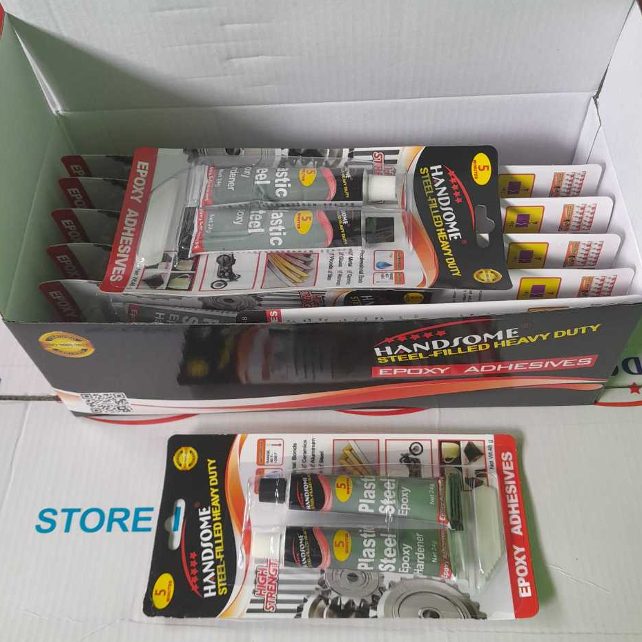 (12pc)LEM EPOXY 5 MENIT HANDSOME / LEM EPOKSI HANDSOME