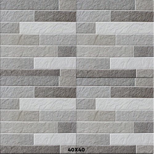 40X40 AZUVI GREY KWC PLATINUM KERAMIK DINDING DAN LANTAI TEXTURE KASAR EMBOSD