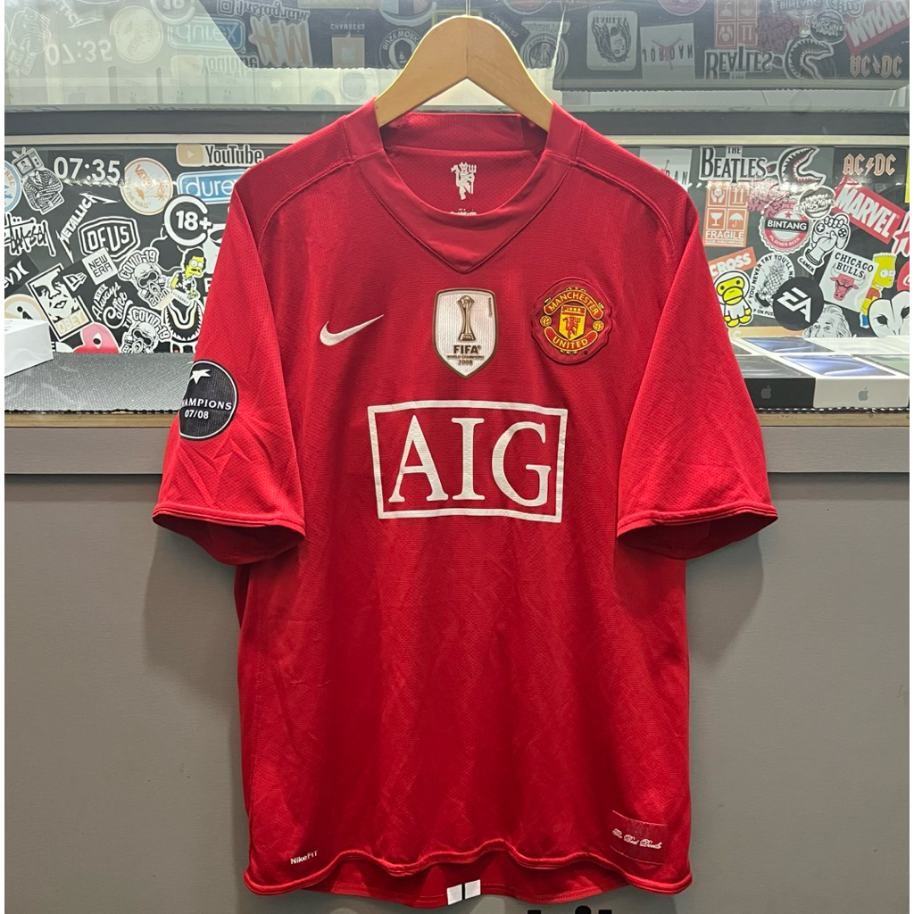 Jersey Manchester united 2008 Ronaldo