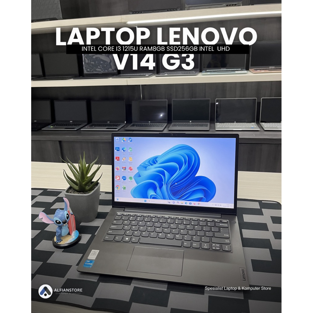 LAPTOP LENOVO V14 G3 INTEL CORE I3 1215U RAM8GB SSD256GB
