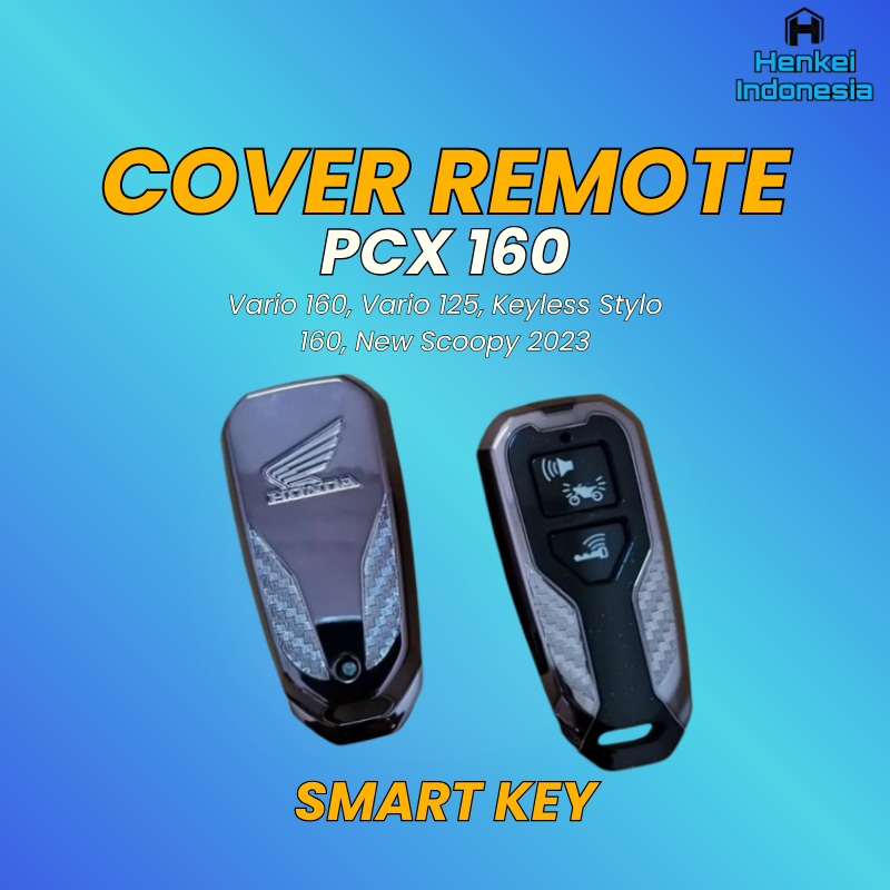 Cover Remote Smart Key - Sarung Kunci Motor Vario 160 - Pelindung Kunci Vario 125 - Cover Kunci Keyl