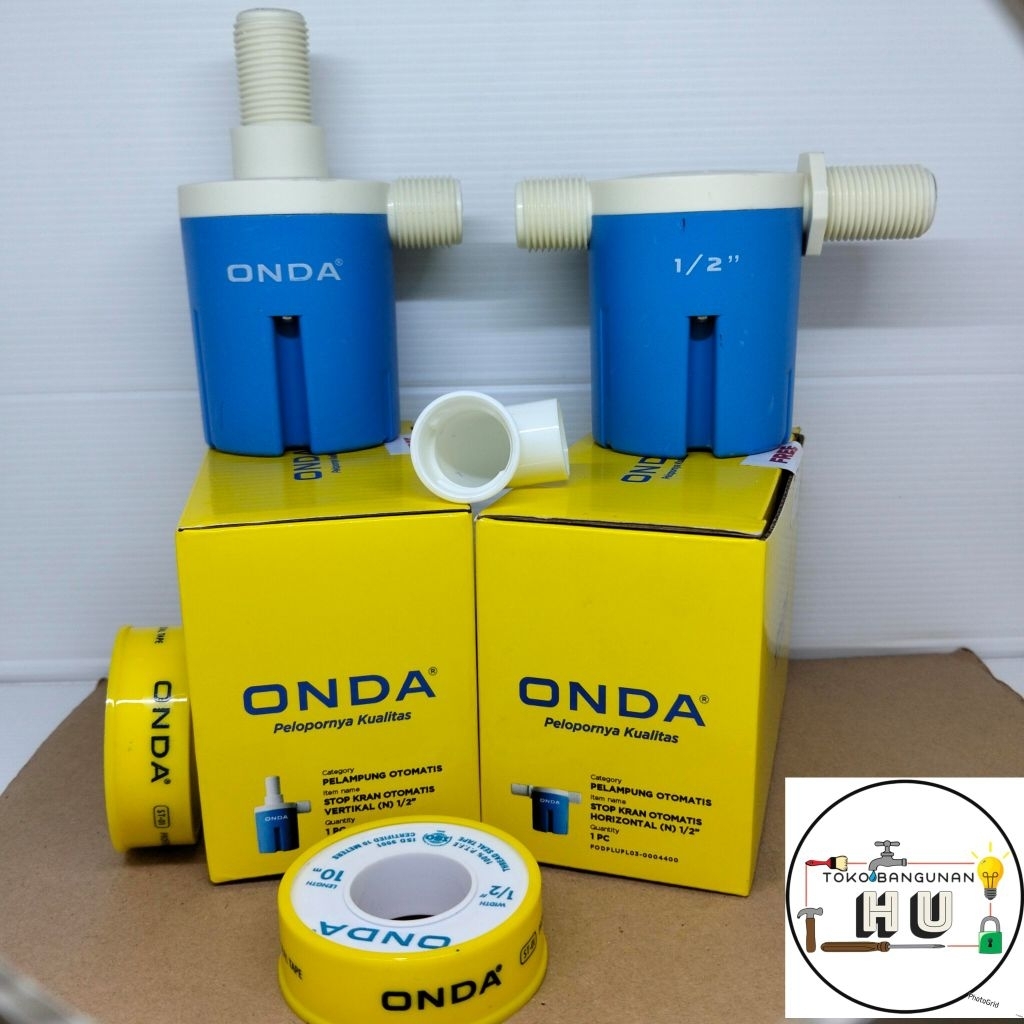 Stop Kran Otomatis 1/2 Inch Vertical / Horizontal ONDA