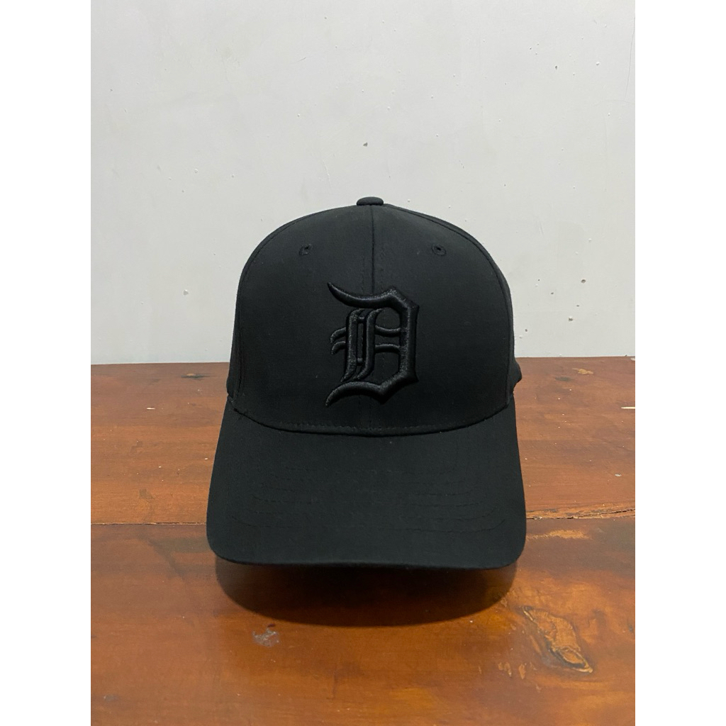 TOPI FLEXFIT MLB DETROIT FULLBLACK