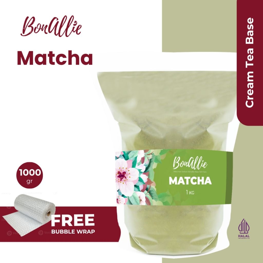 Bubuk Matcha Hijau untuk Minuman dan Kue Serbaguna
