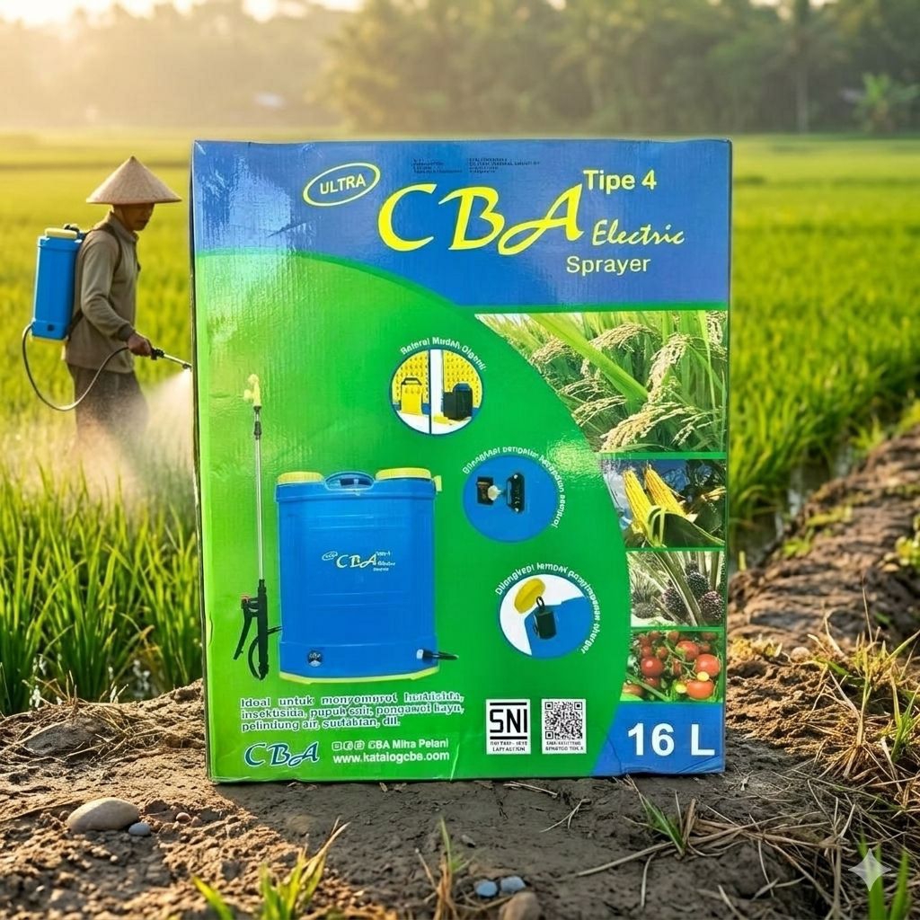 Tanki Sprayer Elektrik CBA Ultra Tipe 4 16 L (Original dan Sparepart Melimpah)
