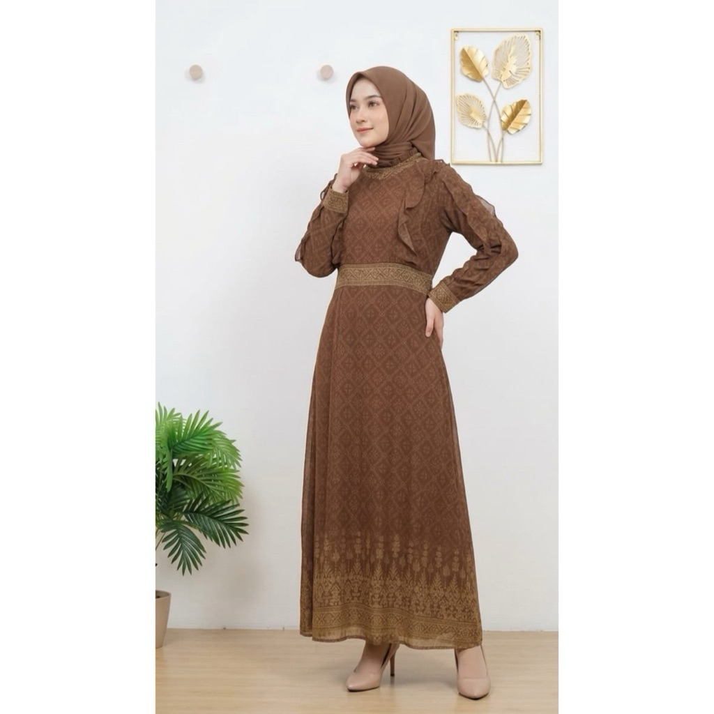 Kamilaa Premium - Hayna Dress Brown