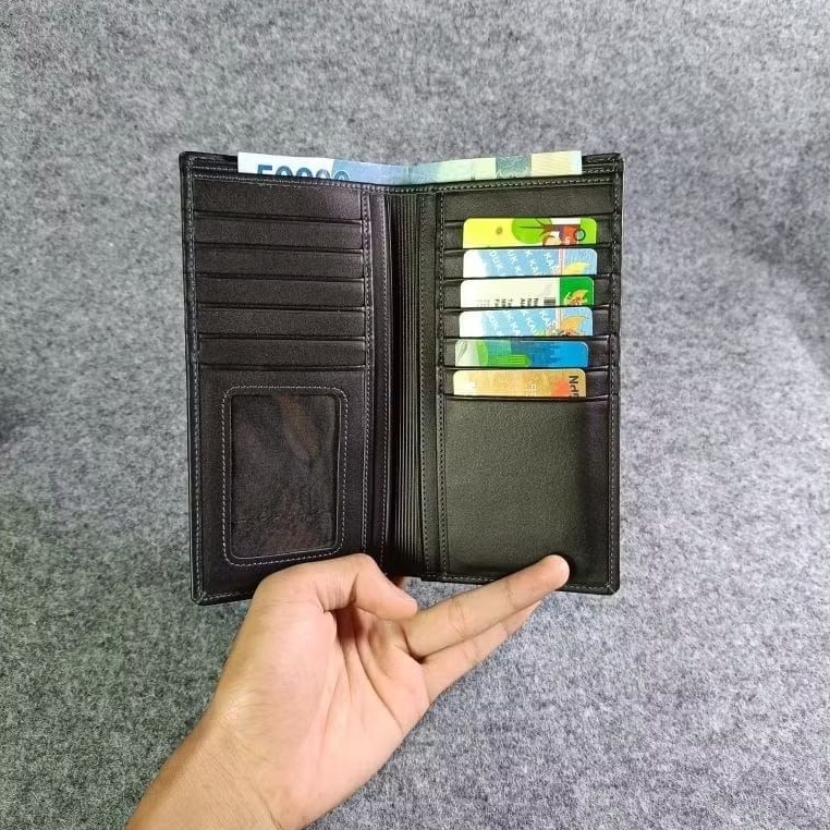 Dompet Panjang Uniseks Kulit Asli Dompet Kartu