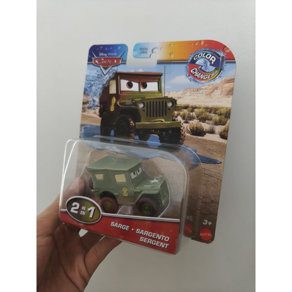 Cars disney pixar Sarge sargento color charger