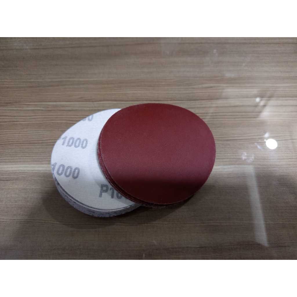 Amplas Bulat Velcro 4inch Grit 1000 Keenness 10pcs