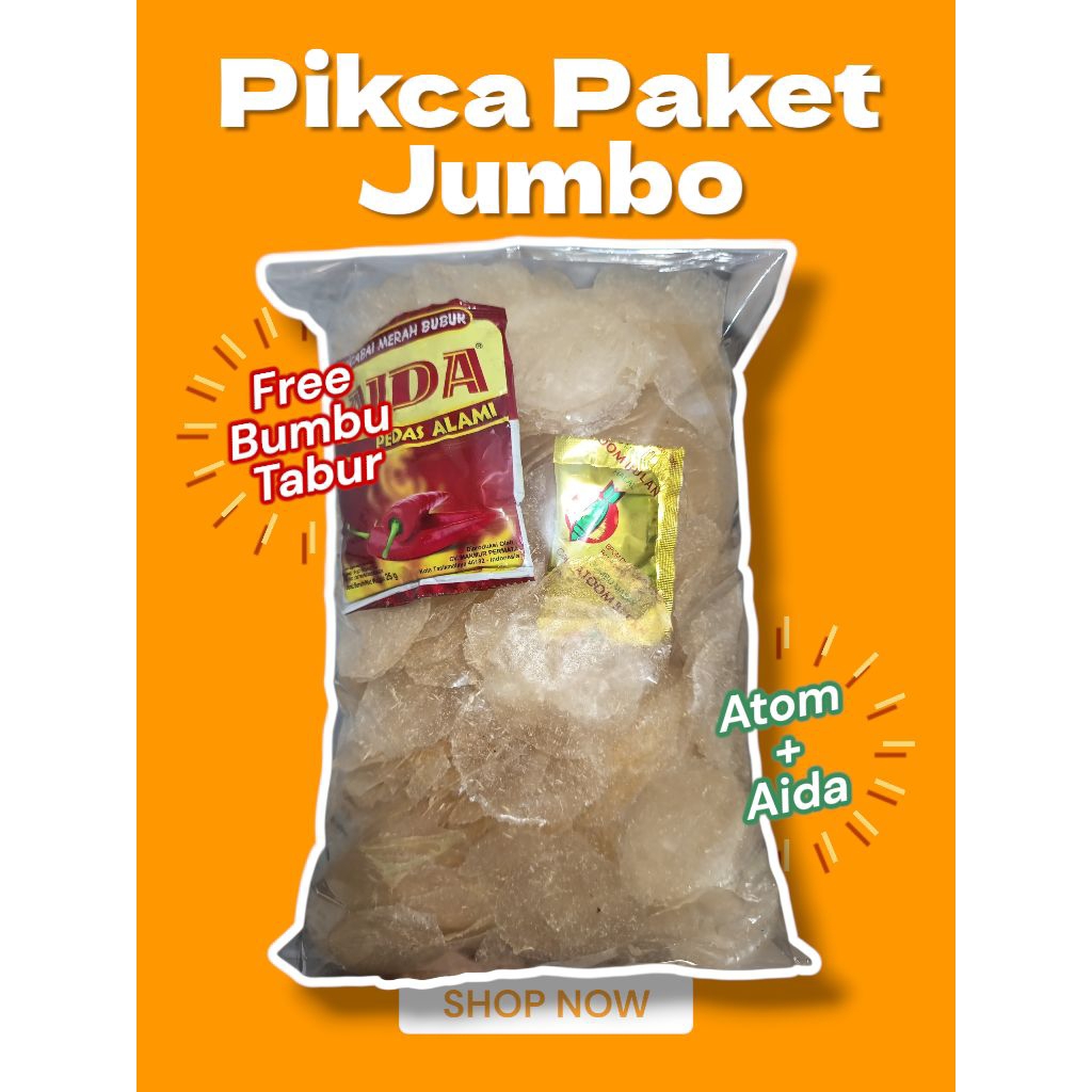 Pikca Mentah Paket Ngemil & Jualan Free Bumbu