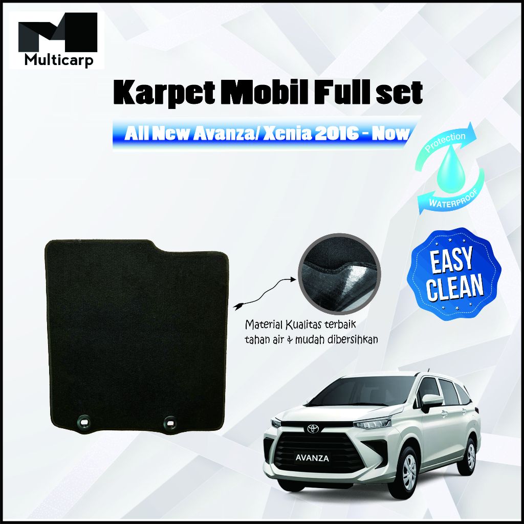 Karpet Mobil Avanza / Xenia Satu Set Karpet Alas Mobil Premium