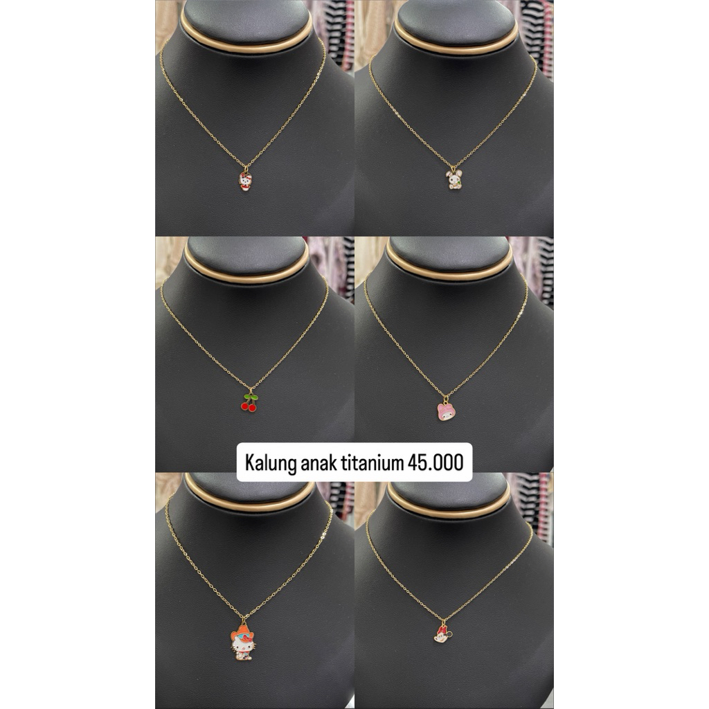 kalung anak titanium