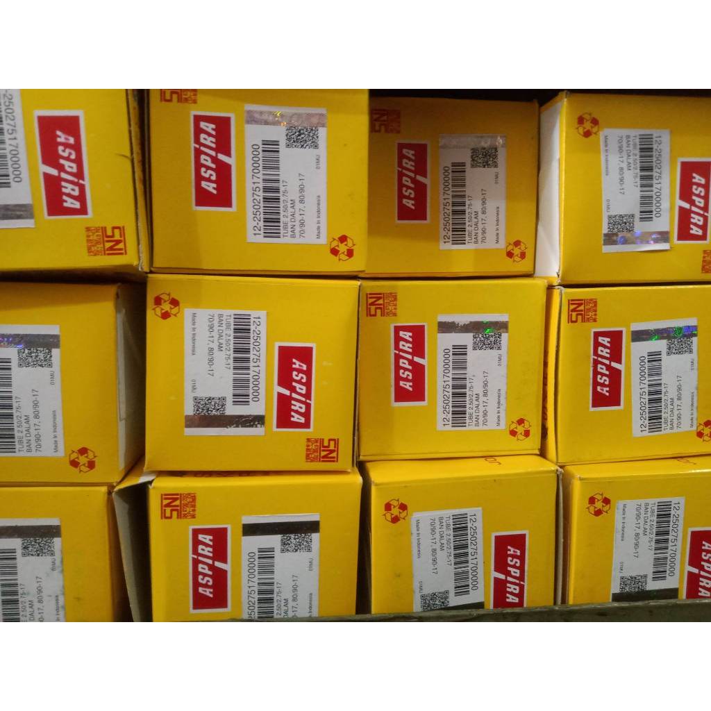 Ban Dalam ASPIRA Ring 18 Ukuran 300/325-18 = ( 90/90 - 100/80 - 100/90 ) Ban Depan Motor METIC
