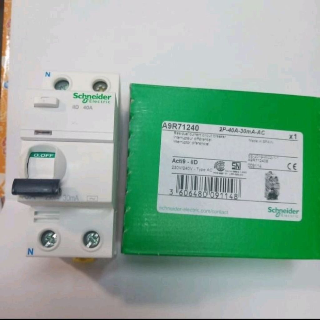 RCCB IID 2PAS 40A 30MA..300MA SCHNEIDER