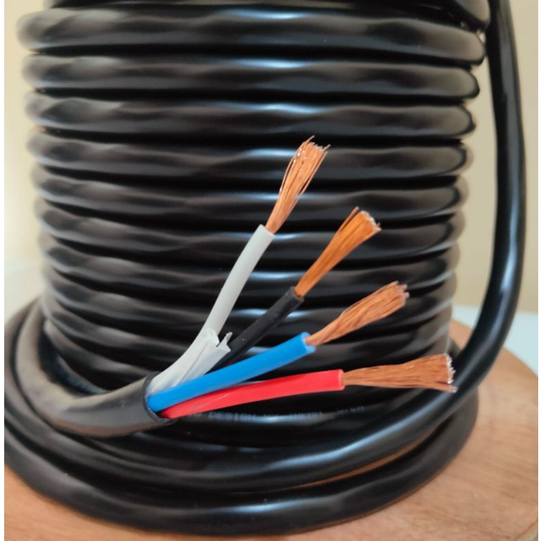 KABEL SPEAKER TITAN ORIGINAL 4x2.5mm - KABEL SPEAKER ISI 4x2.5mm warna Hitam