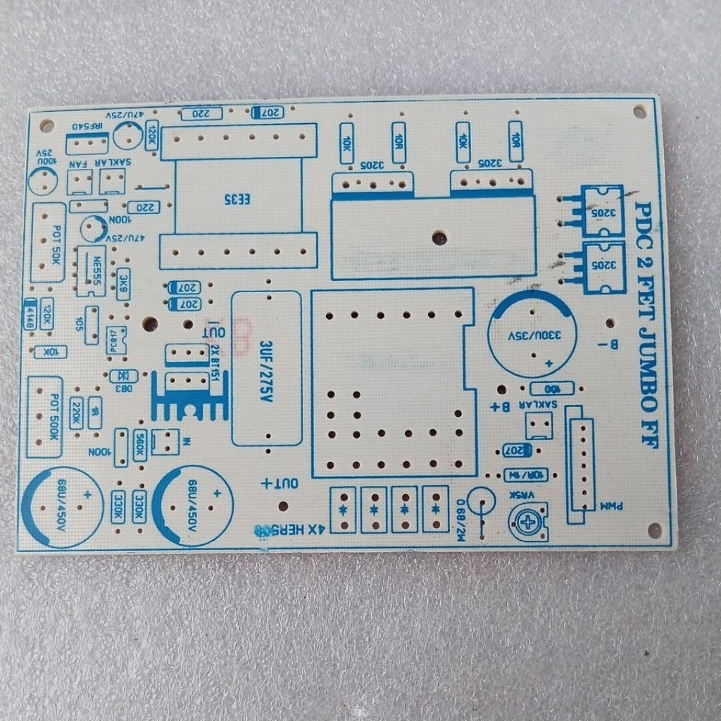 PCB PDC 2 MOSFET MINI/JUMBO flip flop berbahan fiber