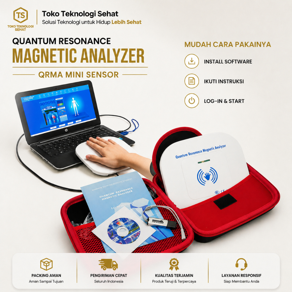 QRMA PALM | Kuantum Resonance Magnetic Analyzer QRMA MINI SENSOR Quantum New Versi Tanpa Handpind Ga