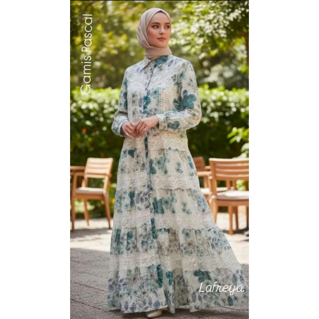LFY GAMIS PASCAL KATUN EYELET BORDIR by LAFREYA