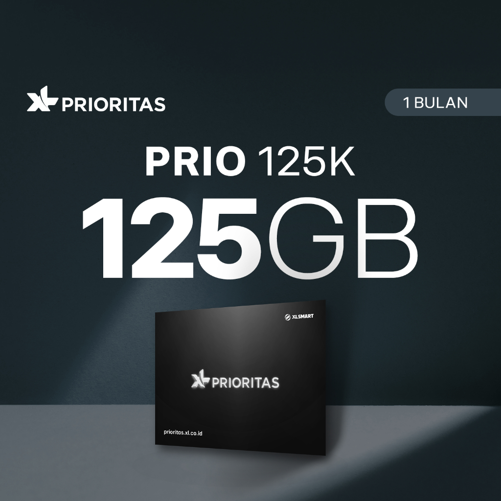 Kartu Perdana XL PRIORITAS 125K 125GB/bln