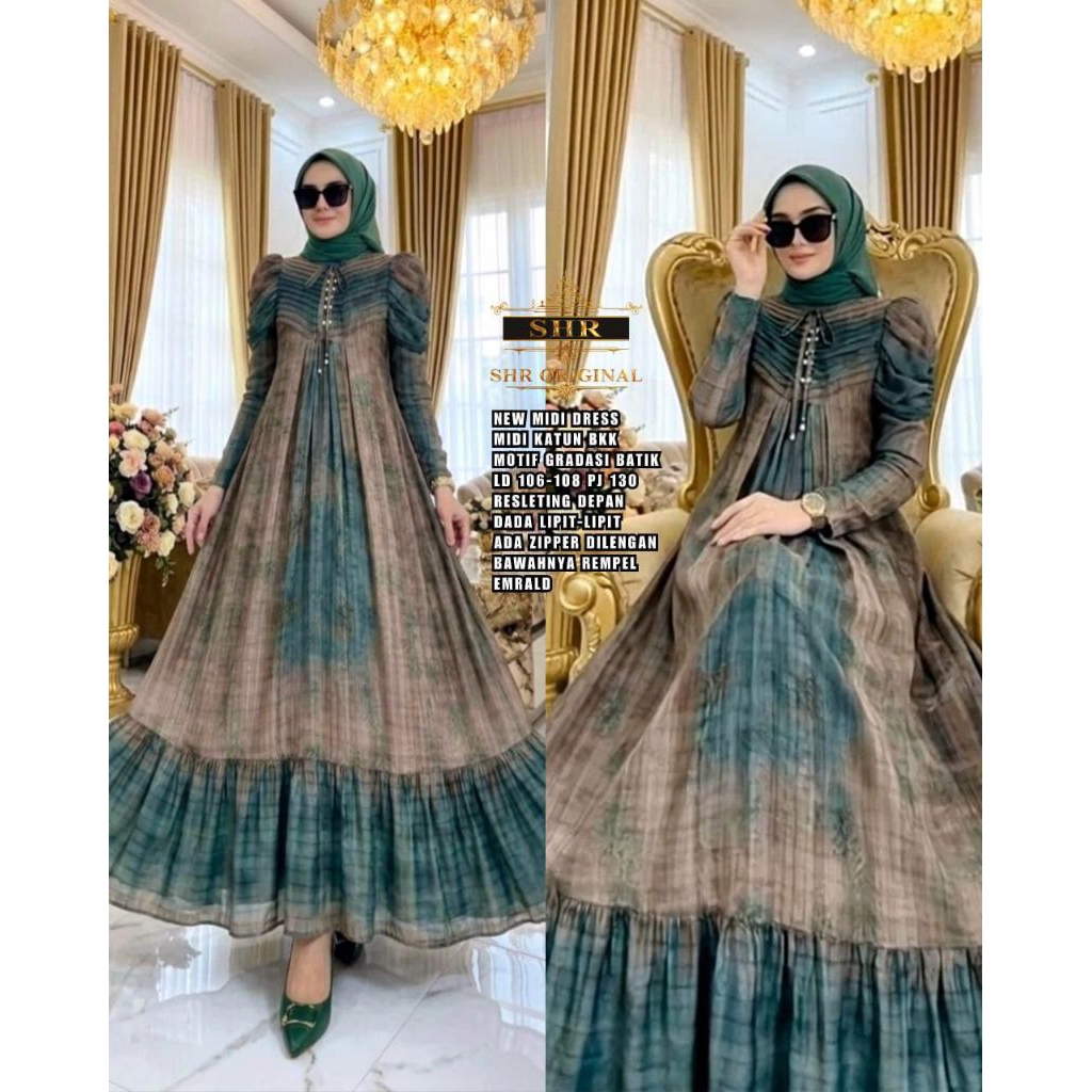 SHR DRESS DADA LIPAT ORI BY SHR