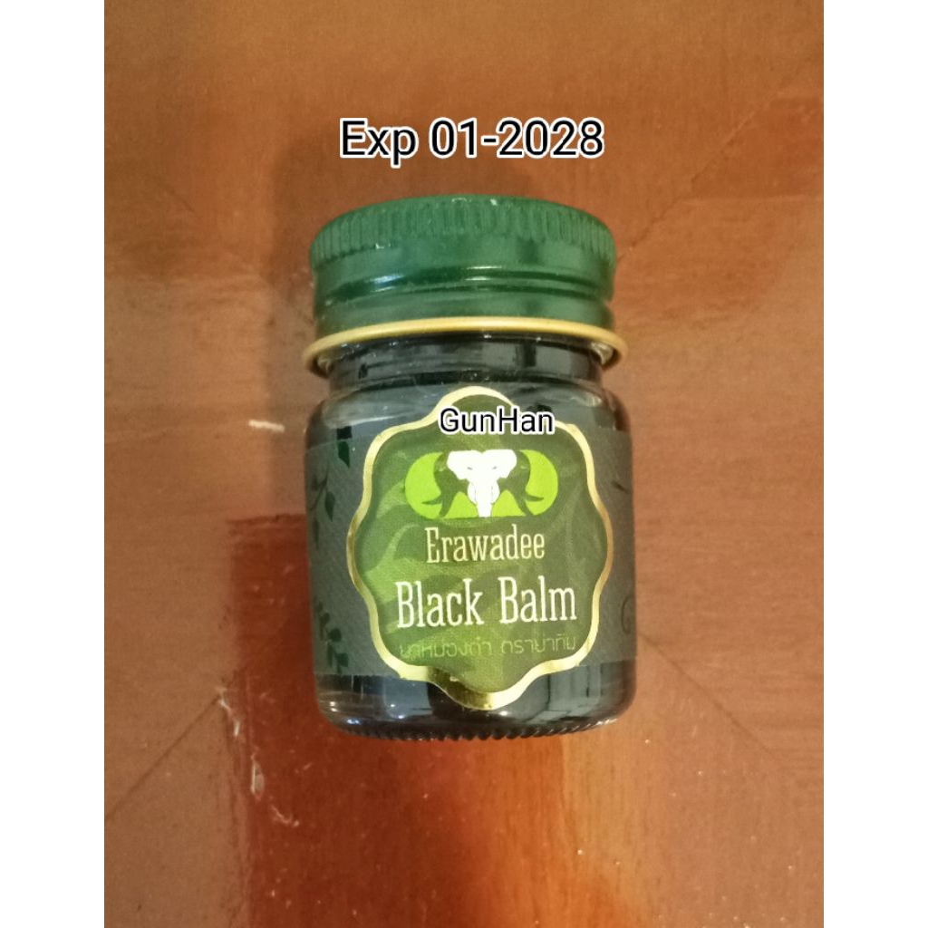 Balsem Erawadee No. 66 Royal Black Balm per 1 pcs