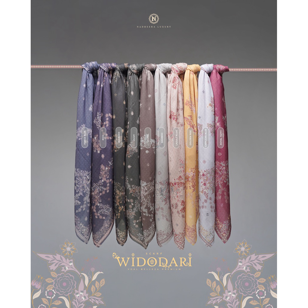 Widodari Scarf By Nadheera Luxury - Hijab Segiempat Voal Belleza Premium by Nadheera Luxury Hijab De