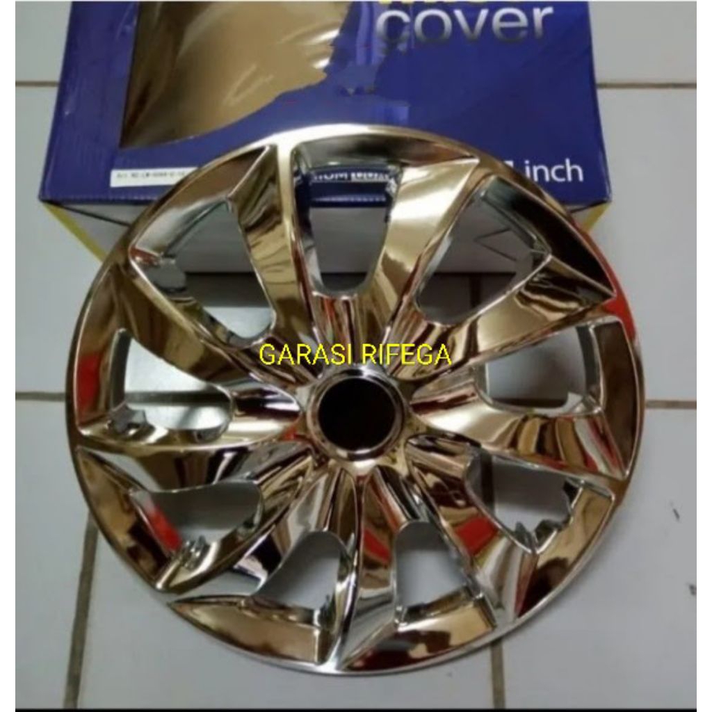 DOP VELG RODA MOBIL UNIVERSAL RING 13 DAN 14 CHROME