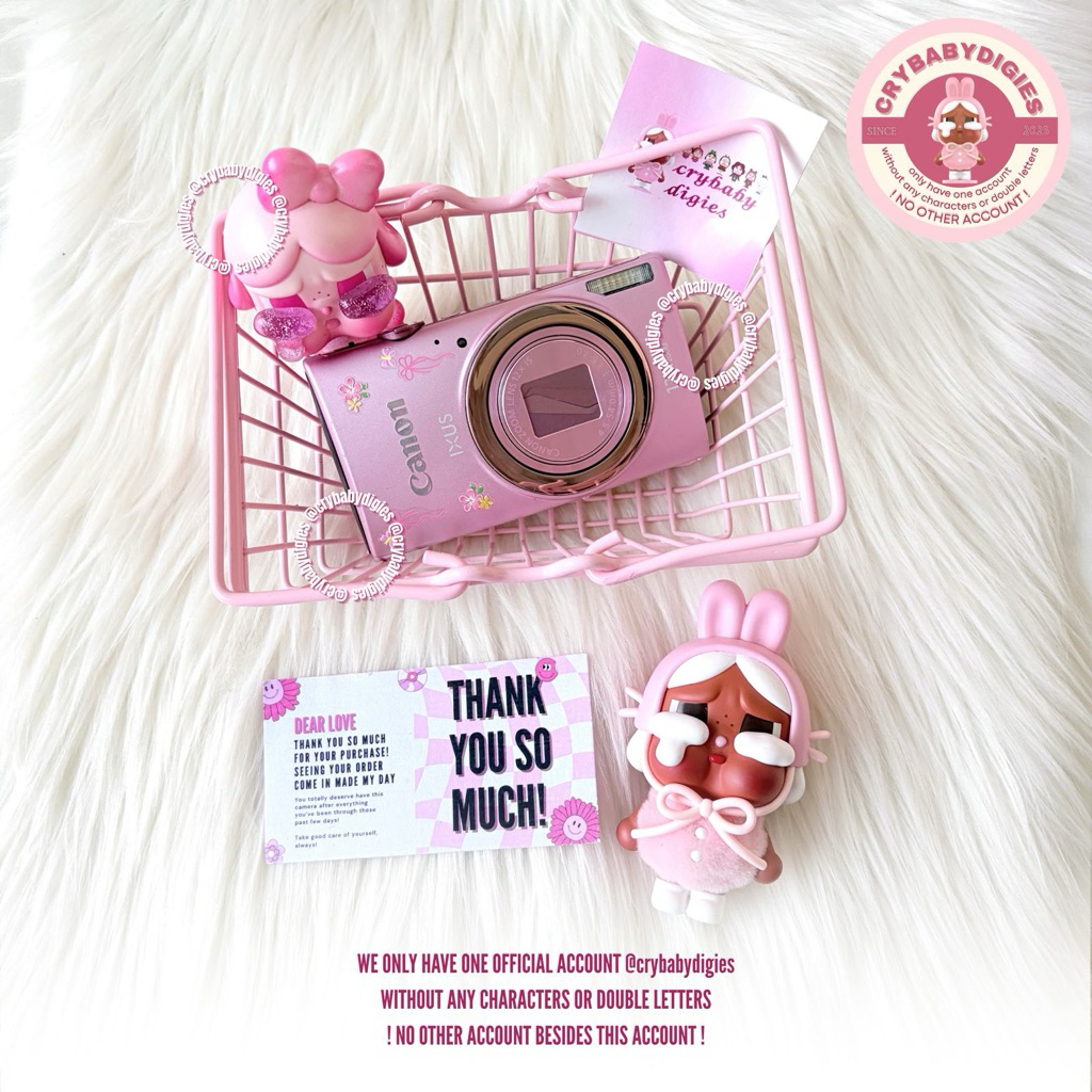 Canon Ixus 265 HS in berry pink Digital Camera by @crybabydigies