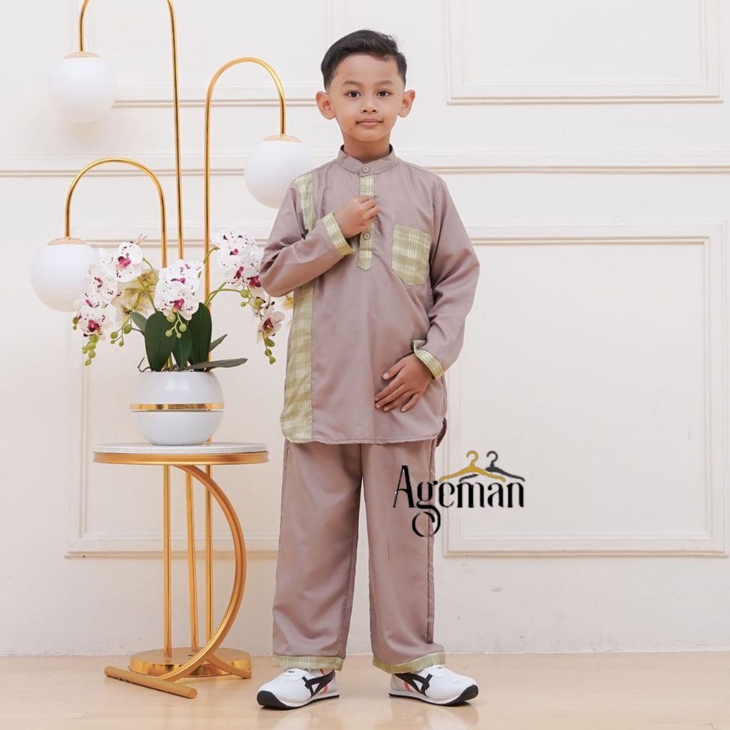 Setelan Koko Anak | One set Koko anak | ARUNA KOKO | baju anak laki² coksu biru pink ungu
