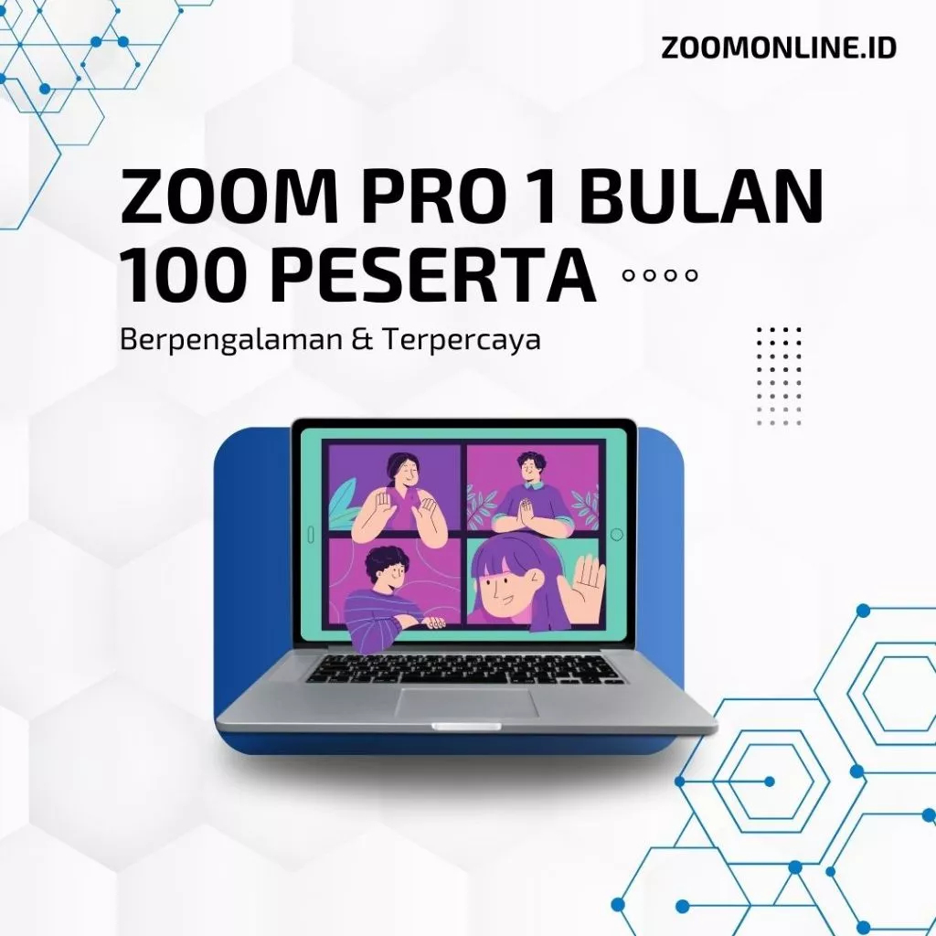 Zoom Premium 100 Peserta - Anti Disable Unlimited Time Tanpa Batas