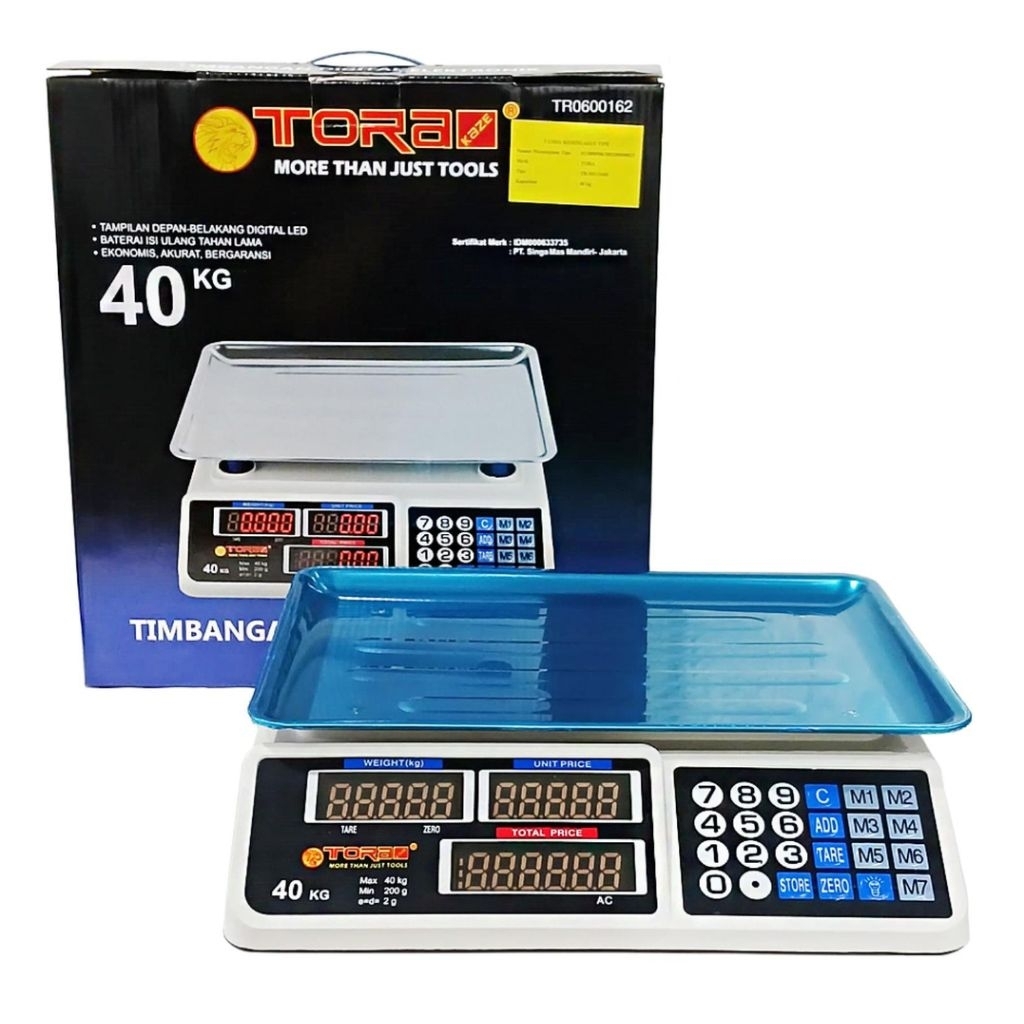 TIMBANGAN DIGITAL 40KG TORA