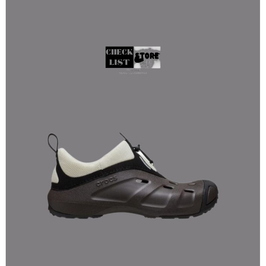 SEPATU CROCS QUICK TRAIL LOW ORIGINAL 100% (UNISEX) 209350-206 ESPRESSO