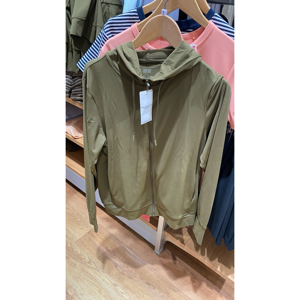 Uniqlo Airism Jacket - Hijau