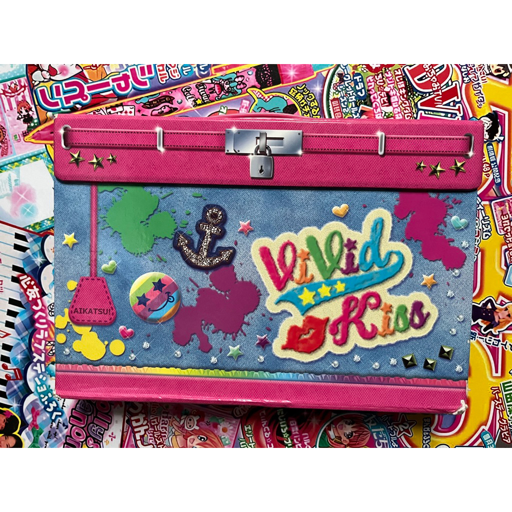 Binder Koper Aikatsu Album 4 Pocket Vivid Kiss Mikuru Natsuki Mizuki Kanzaki Original 4p A4 Ori Asli