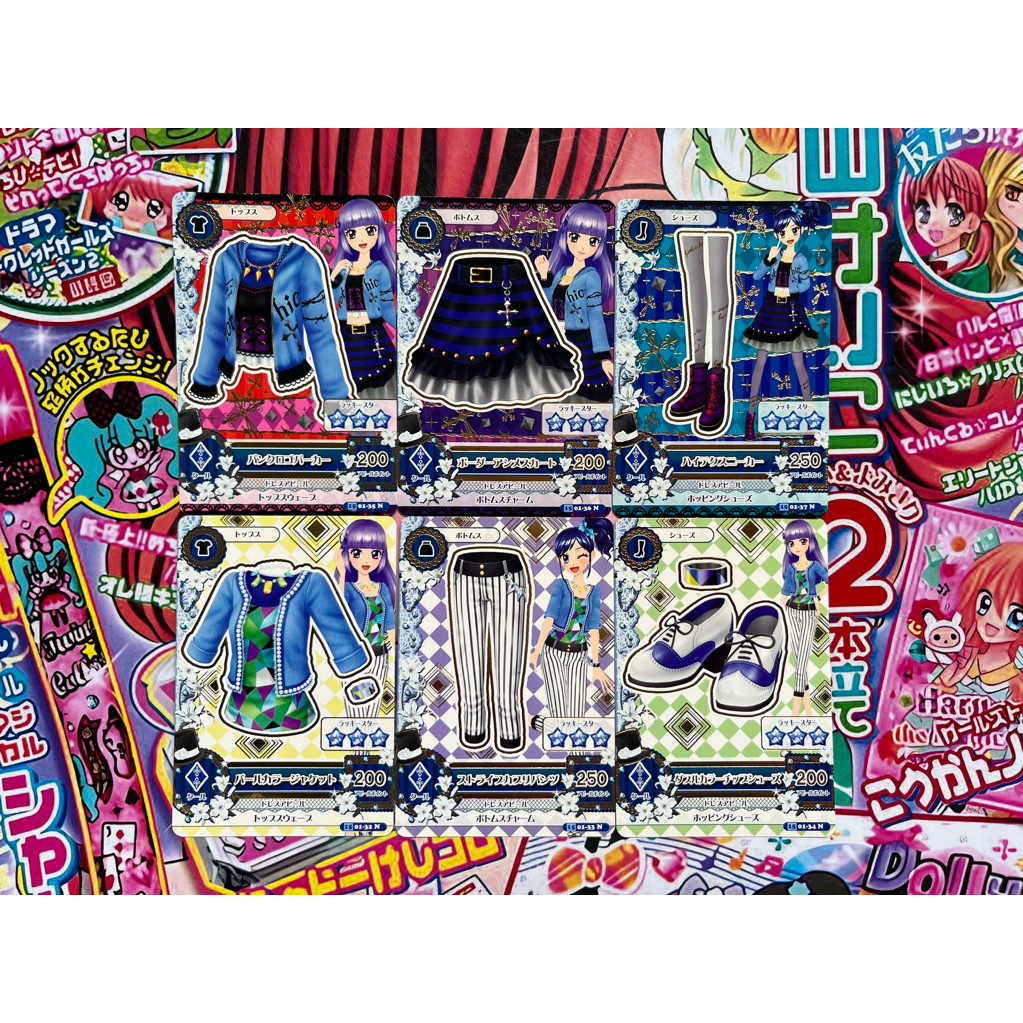 Kartu Aikatsu Normal Card Set Cool Normal Set Sumire Hikami Aoi Kiriya Jepang Fullset Original Tops 