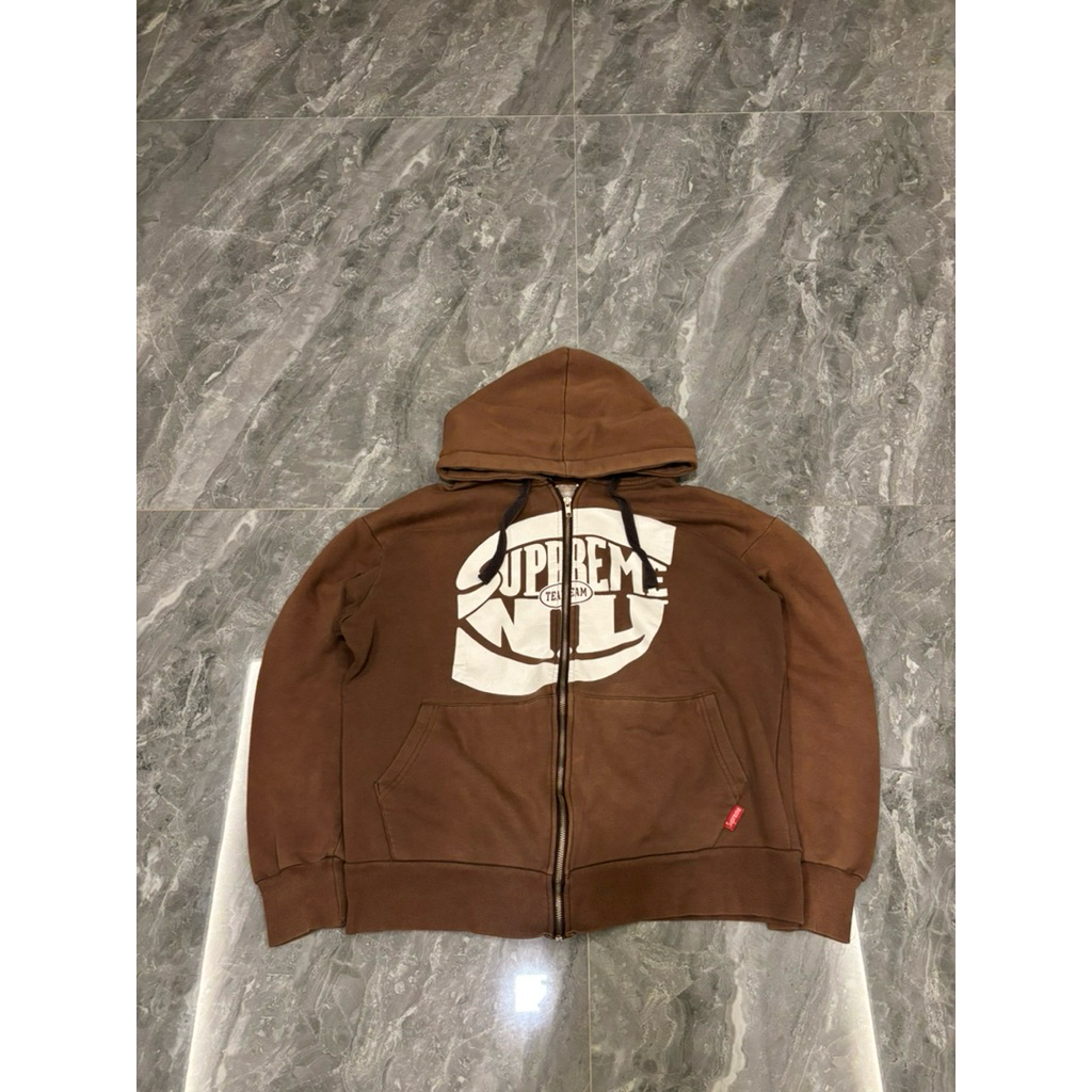 Supreme US NY team zip up hoodie