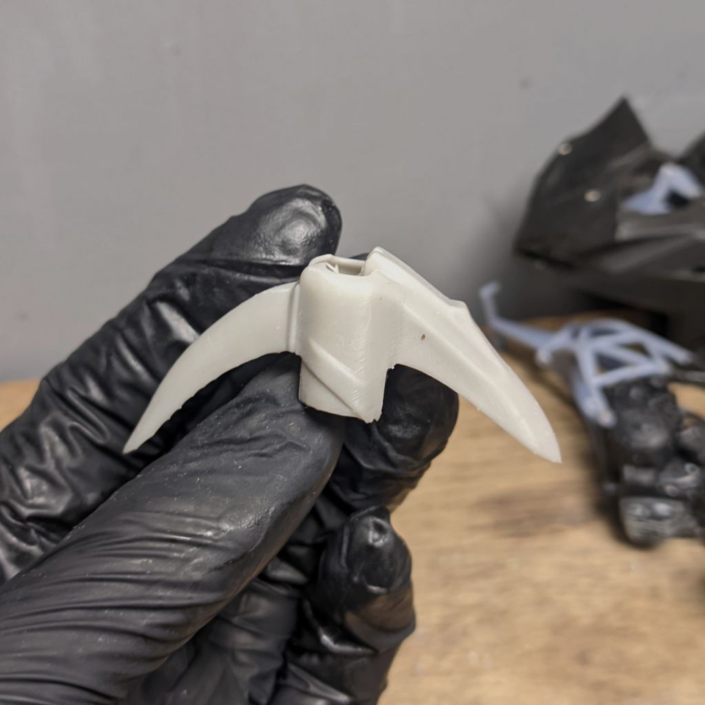 WXZ FACTORY miniatur spakbor depan fiz r/125zr 3d print sakala 1:12