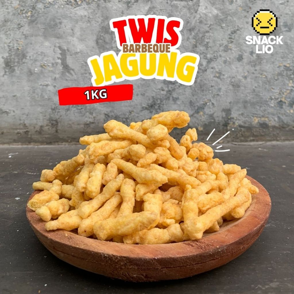 1KG - Twis Jagung BBQ (Barbeque) / Twis Jagung Bakar Cheetos