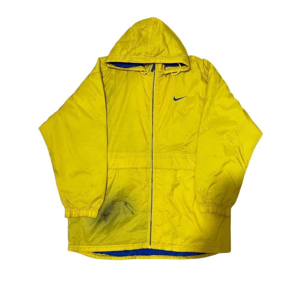 NIKE VINTAGE NYLON DOWN JACKET BIG CENTER SWOOSH RARE