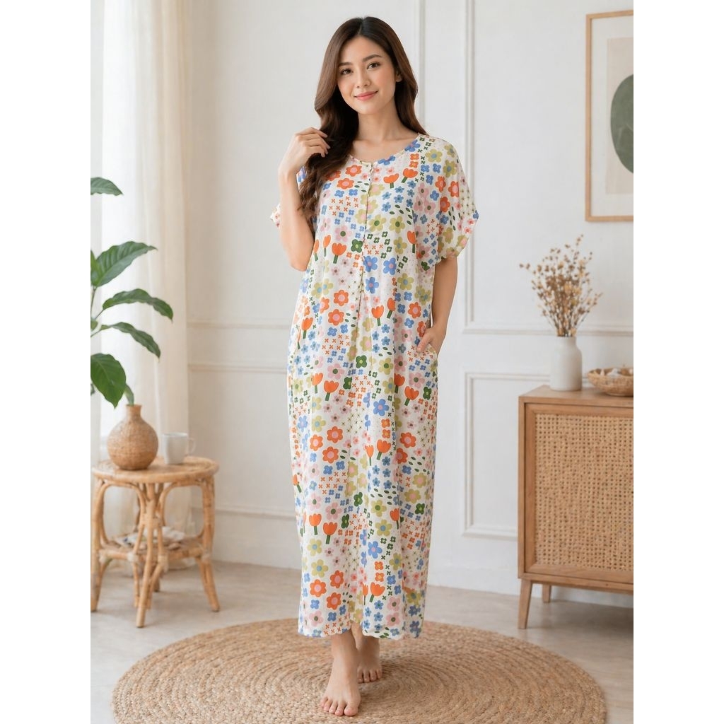 GROSIR DASTER VIRAL KEKINIAN MURAH RAYON ADEM |Daster Rayon Viscose Premium All Size Fit to XL | Ade