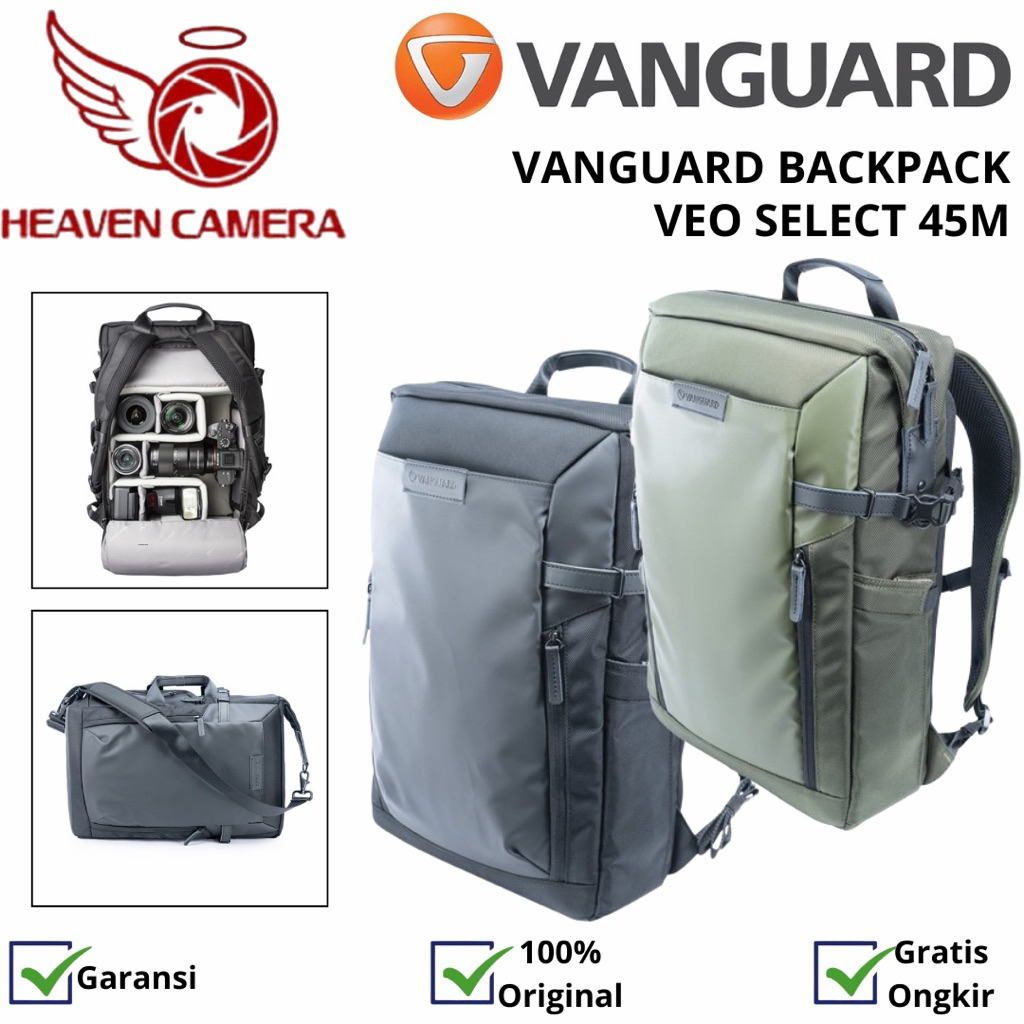 Vanguard VEO SELECT 45M  - Tas Ransel Kamera Mirrorless DSLR