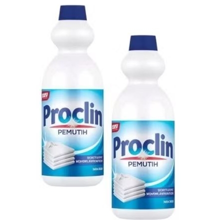 Proclin Pemutih Penghilang Noda Pakaian 500 ml / Proclin Botol 500 ml / Pemutih Pakaian / Pemutih Pa
