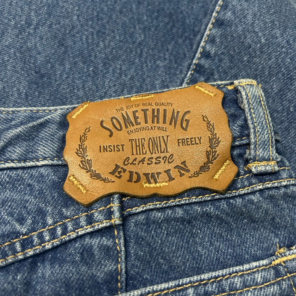 Celana Jeans Second “Something By Edwin Japan Straight Fit Blue Jeans”