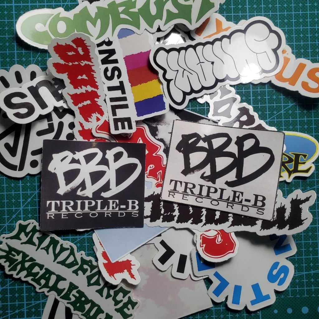 Stiker Band Triple B Records by Gresskar.altar-Sunami, Turnstile, No Presure, Anxious, Combust
