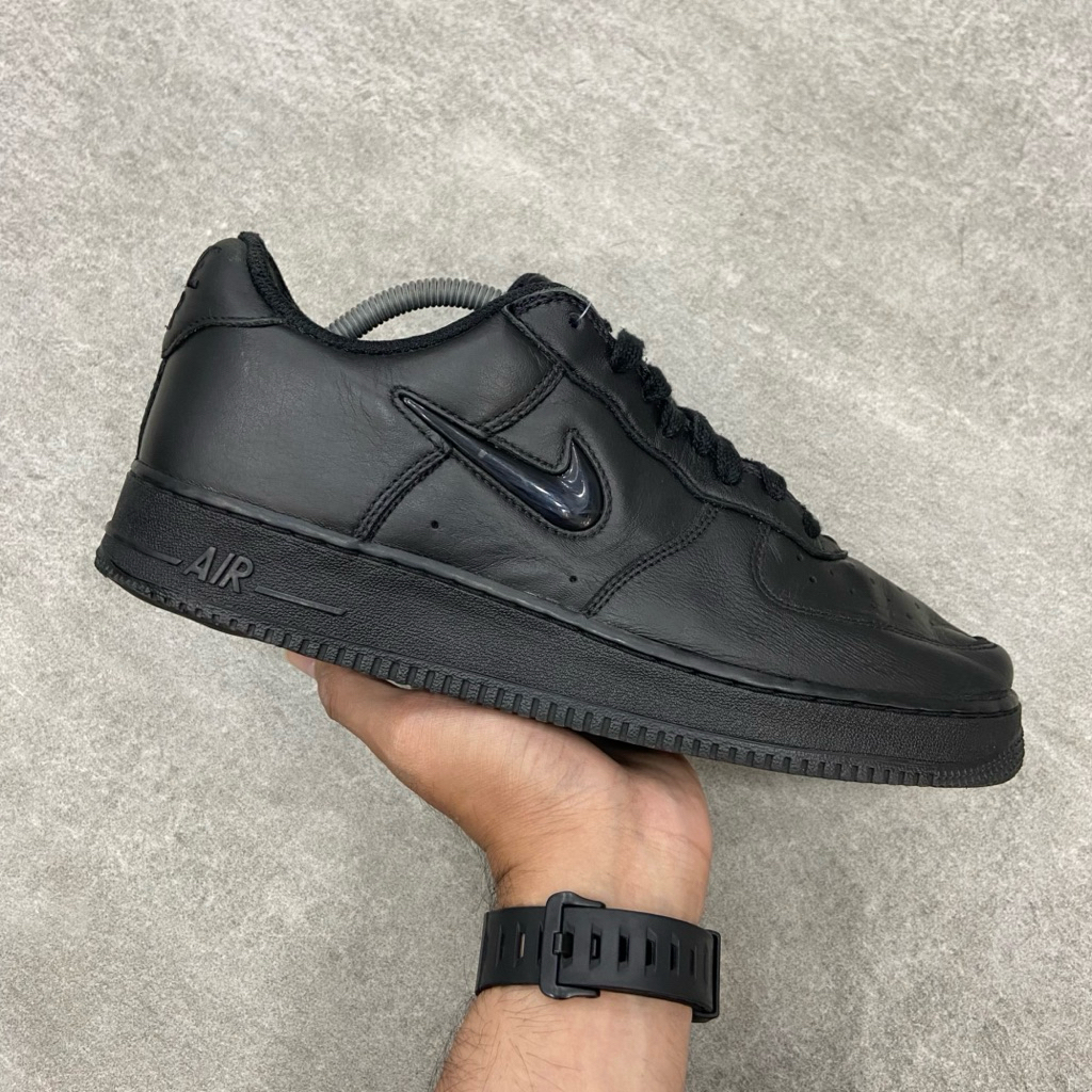 [Size 44] Nike Air Force 1 Jewel ‘Color of the Month - Black’ (FN5924-001) Second Kondisi Mulus Nomi